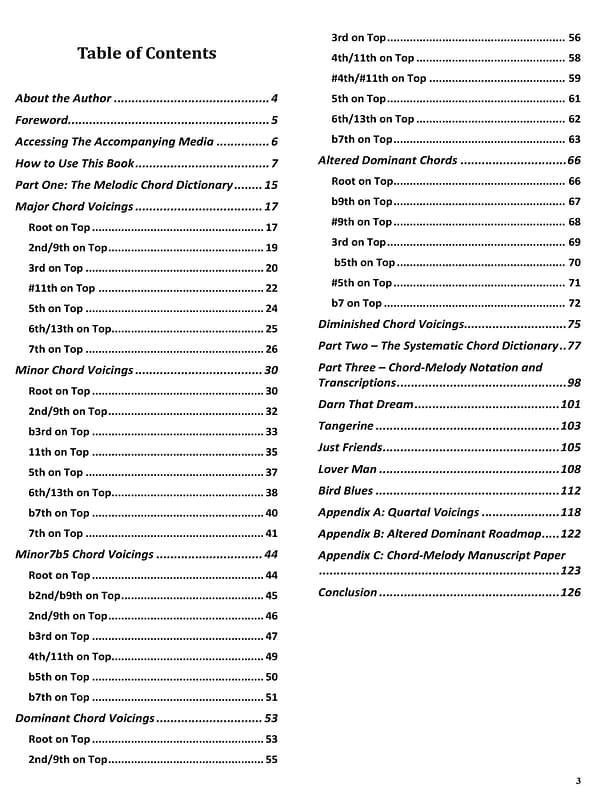 Table of Contents