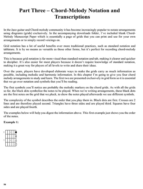 Part 3 Chord Melody Notation