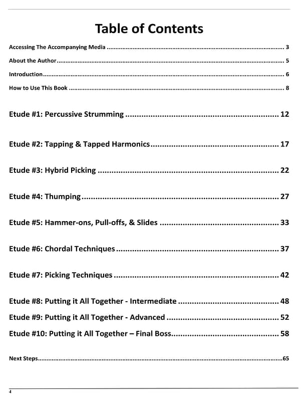Table of Contents