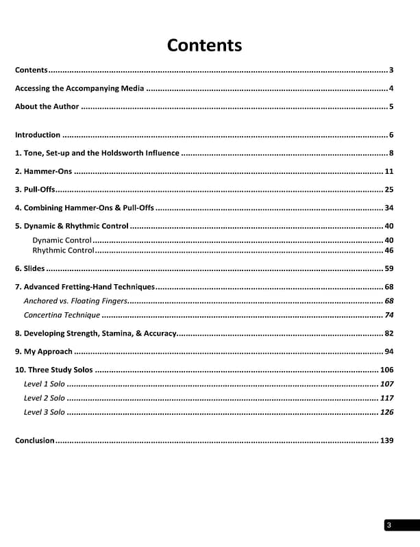 Table of Contents
