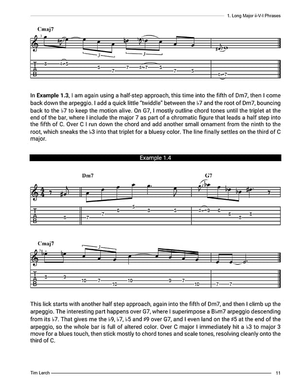 Melodic Jazz Guitar ii-V-i by Tim Lerch-11