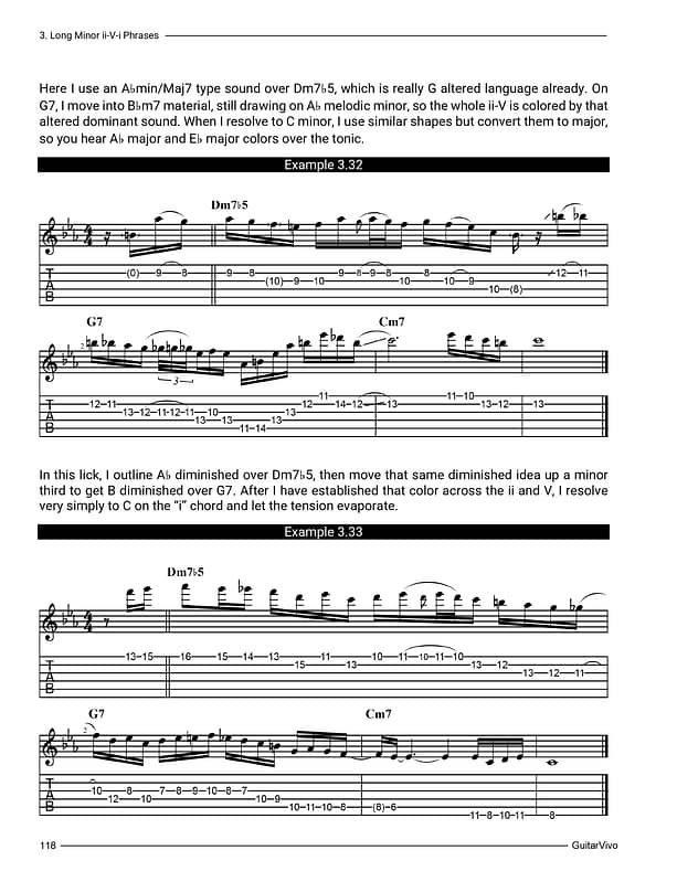 Melodic Jazz Guitar ii-V-i by Tim Lerch-118