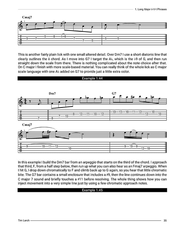 Melodic Jazz Guitar ii-V-i by Tim Lerch-35