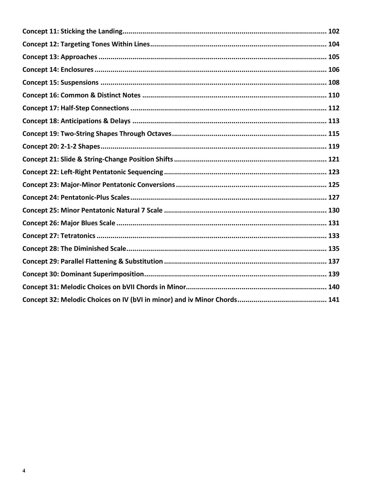Table of Contents 2/2