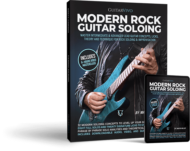 Modern Rock Guitar Soloing Book